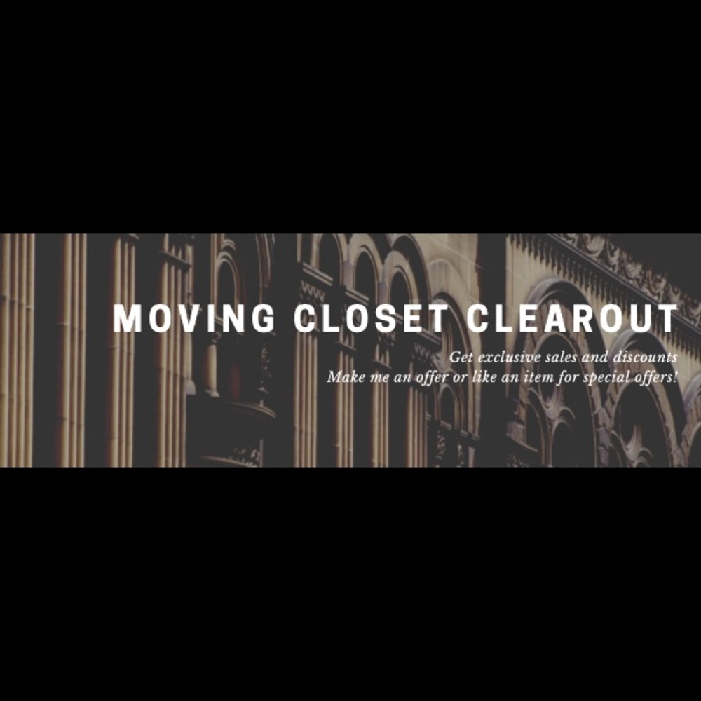 Moving closet clear out
